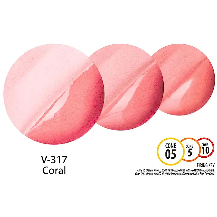 Amaco Velvet Coral Brush-on Underglaze