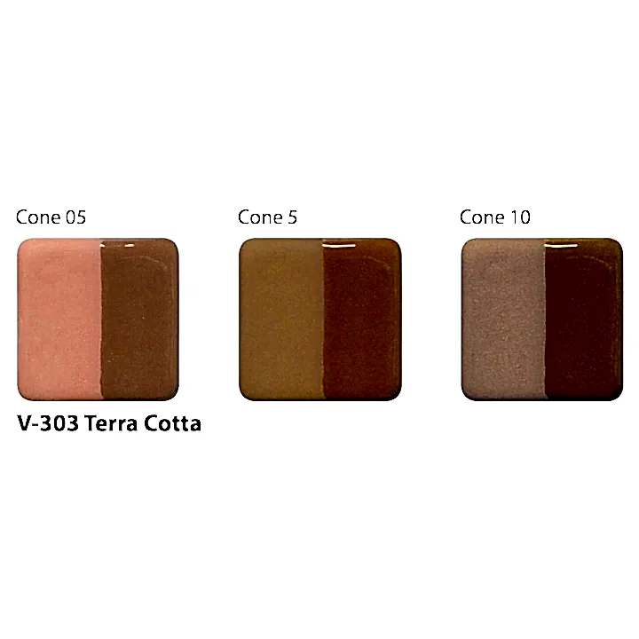 Amaco Velvet Terra Cotta Brush-on Underglaze