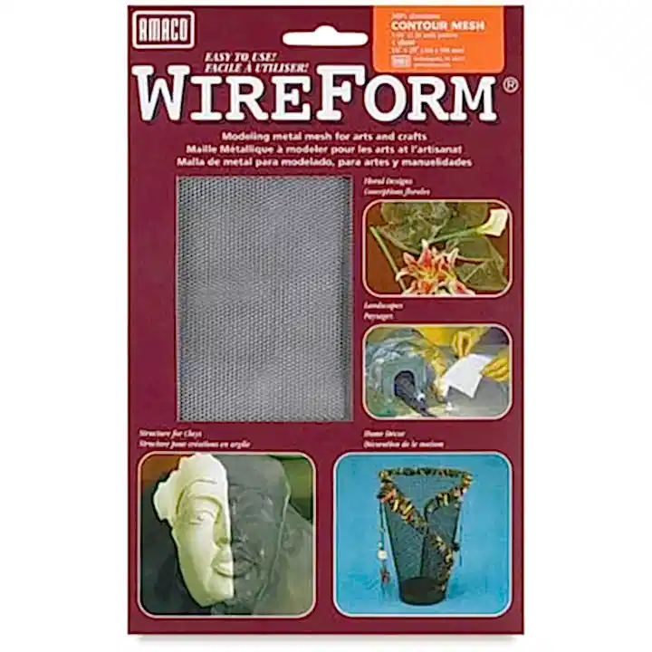 Amaco WireForm Aluminium Woven Sparkle Mesh