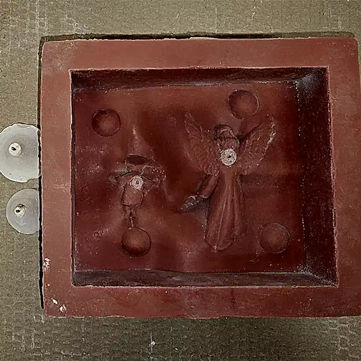 Potterycrafts Baby Jesus and Angel Silicone Mould