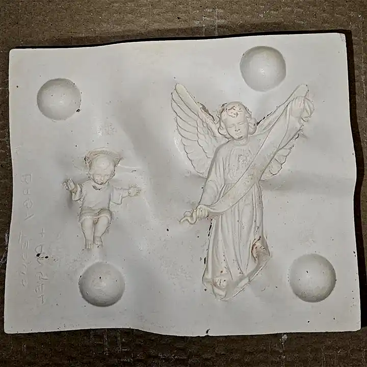 Potterycrafts Baby Jesus and Angel Plaster Mould