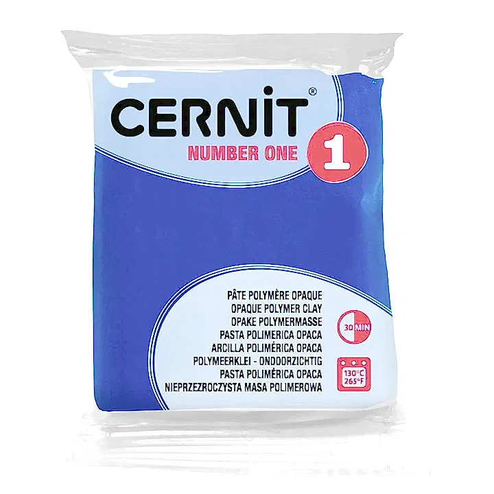 Cernit Number One Blue Polymer Clay