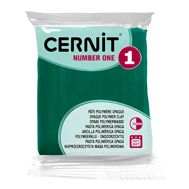 Cernit Number One Green Polymer Clay