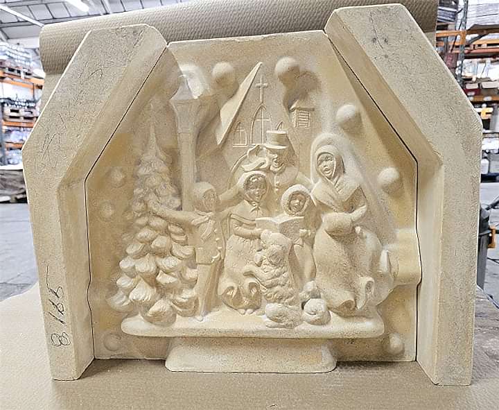 Potterycrafts Christmas Carollers Plaster Master Mould