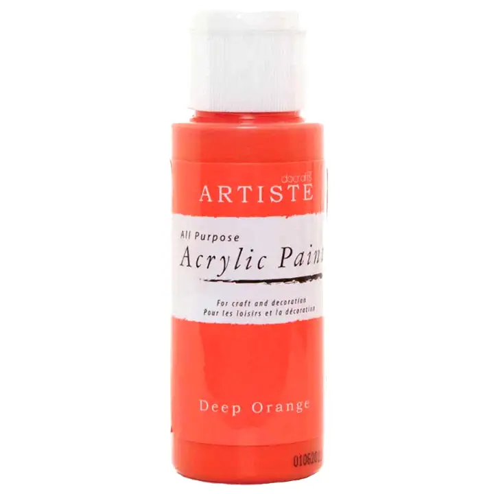 DoCrafts Artiste Deep Orange Acrylic Paint