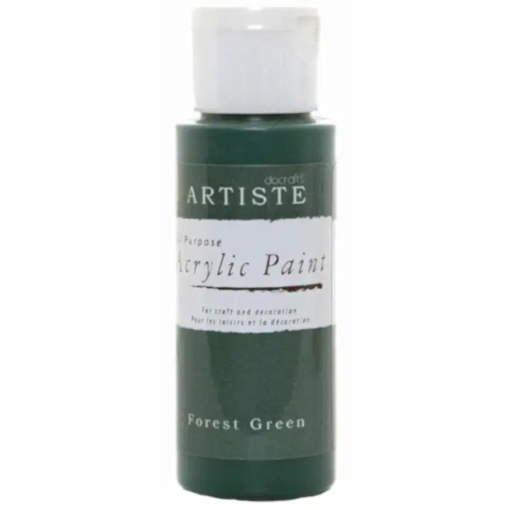 DoCrafts Artiste Forest Green Acrylic Paint