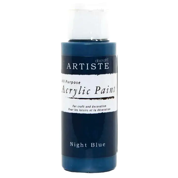 DoCrafts Artiste Night Blue Acrylic Paint