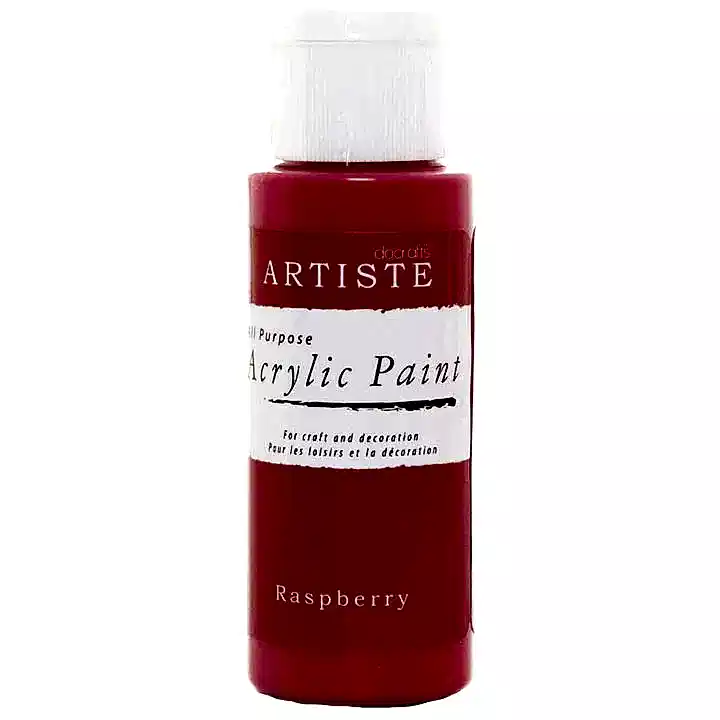 DoCrafts Artiste Raspberry Acrylic Paint