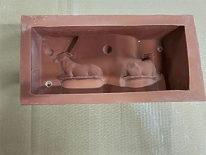 Potterycrafts Donkey and Cow Silicone Mould