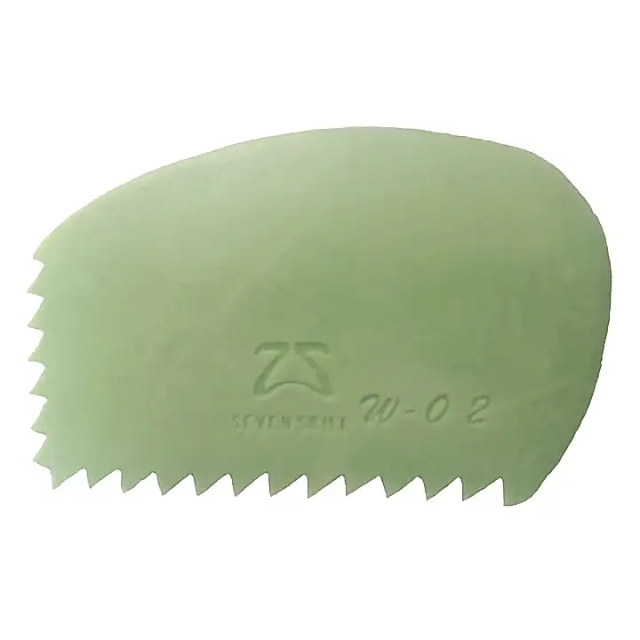 Neo Green Firm Silicone Rib Saw Edge Serrations