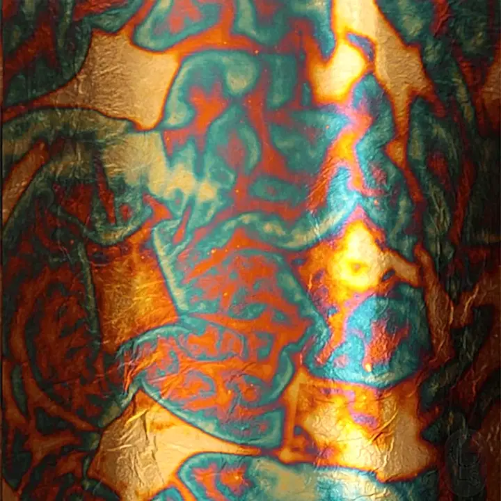 Noris Blattgold Loose Blue Variegated Leaf Gilding