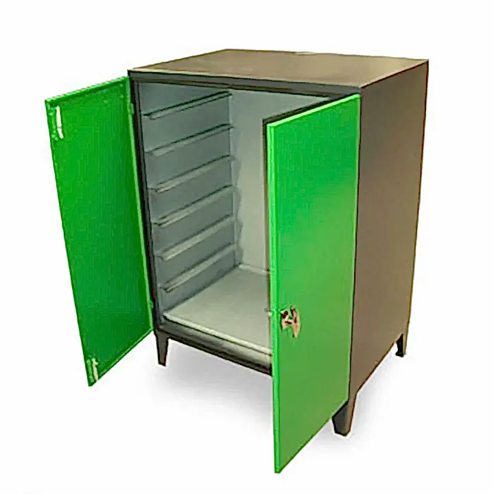 Potterycrafts 4 Shelves Damp Storage Cabinet