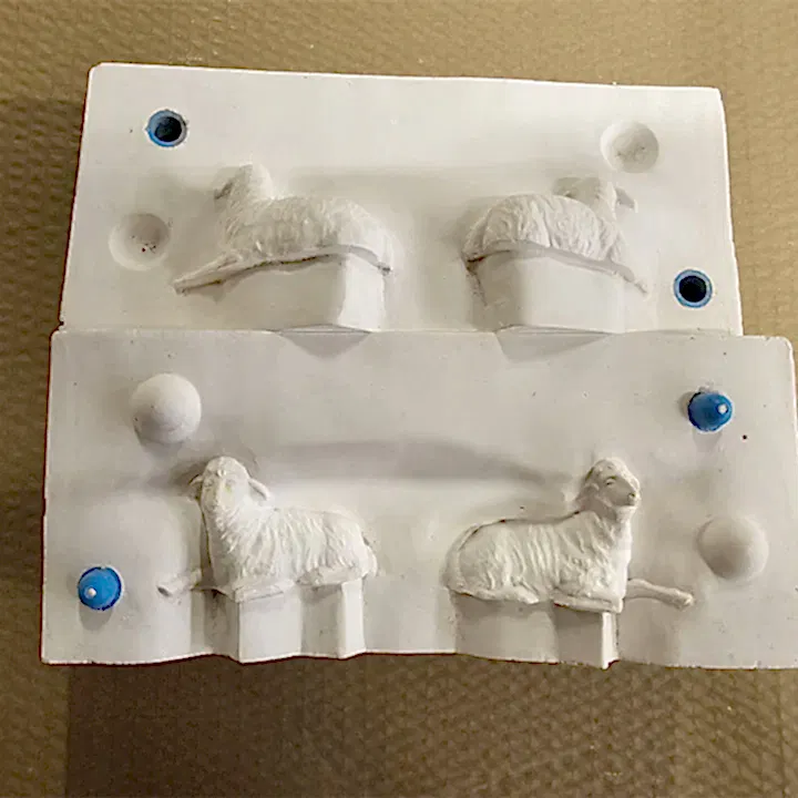 Potterycrafts Two Sheep Plaster Master Mould