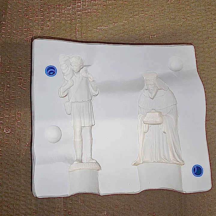 Potterycrafts Shepherd Boy & Third Wise Man Plaster Mould