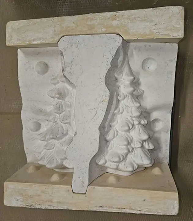 Potterycrafts Small Christmas Tree Plaster Master Mould