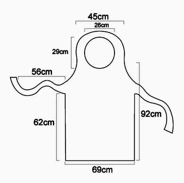 Tiranti Disposable Plastic Aprons