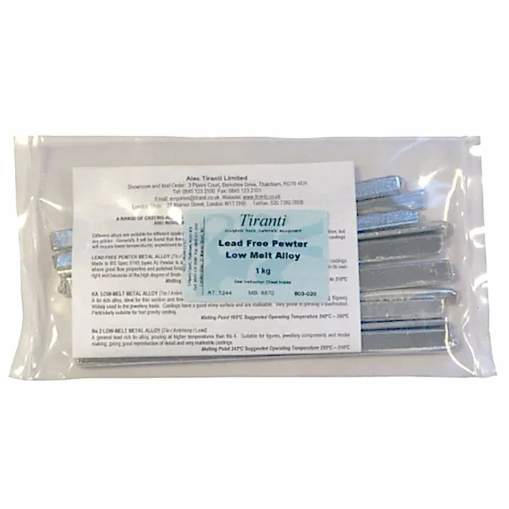 Tiranti Lead Free Pewter Low Melt Alloy