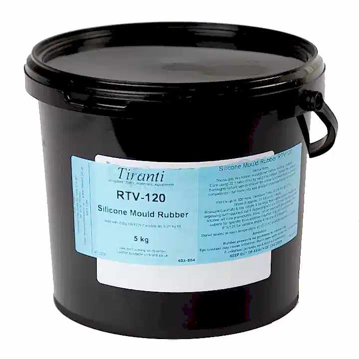 Tiranti RTV120 Silicone Mould Rubber and Green Catalyst Kit