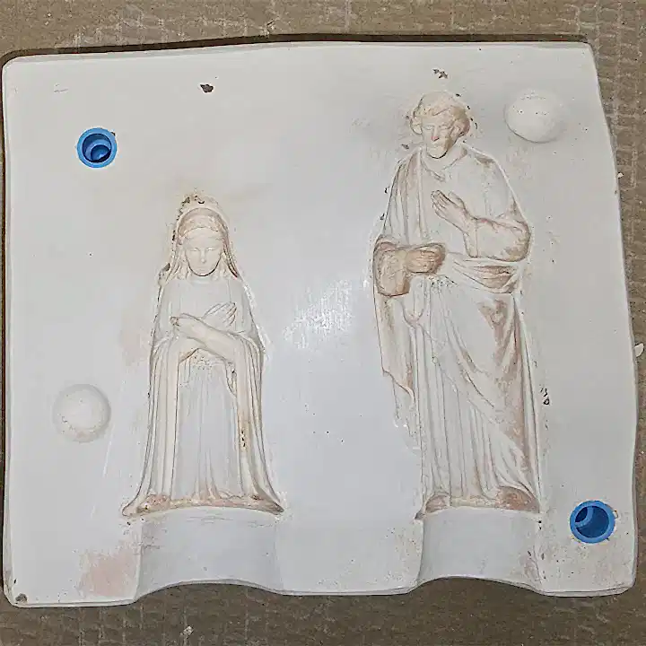 Potterycrafts Virgin Mary and Joseph Plaster Mould